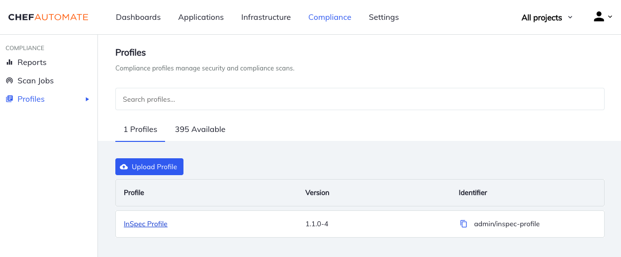 Chef Automate Profiles